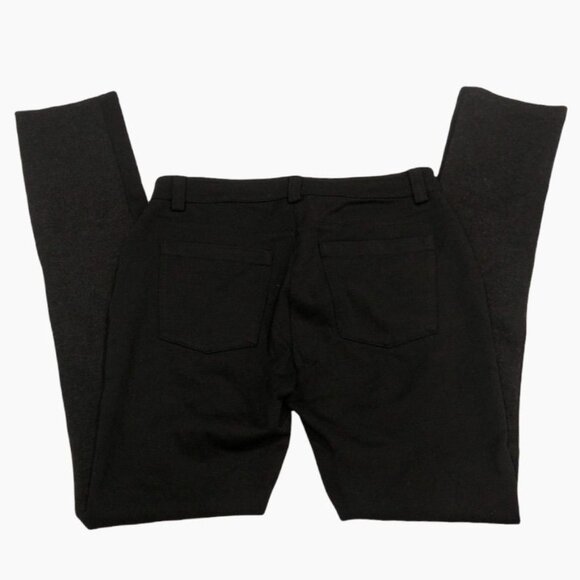 Eileen Fisher 5 Pocket Two Tone Jeggings Leggings Skinny Pants Black Gray Size 2 - Picture 2 of 4